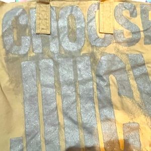 NWOT Juicy couture Y2k ERA Oversized Canvas Tote Bag